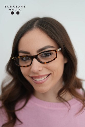 MIU MIU MU A06S - 14L08N - 54 - MIT BLAU-VIOLETTEM LICHTFILTER-GLÄSERN Sonnenbrillen