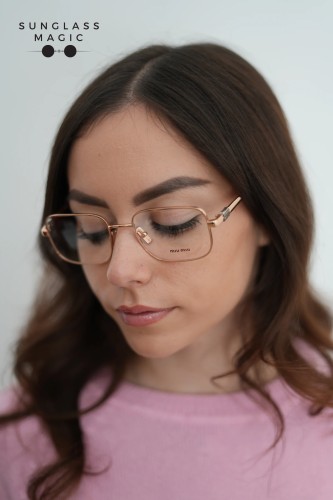 MIU MIU MU 51ZV - ZVF1O1 - 52 Brillenfassungen Rechteck