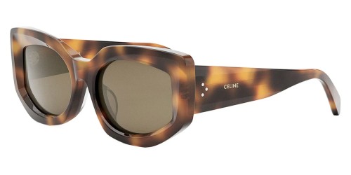 Celine CL40277F - 53E - 54 Sonnenbrillen Havanna Cat Eye