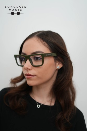 Off-White OERJ025 - 5700 - 54 Brillenfassungen Grün Eckig