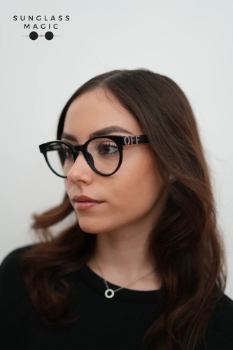 Off-White OERJ068 - 1000 - 50 Brillenfassungen Schwarz Kissenform (Abgerundet)