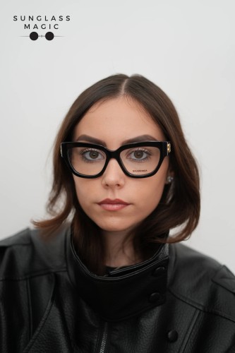 Balenciaga BB0326O - 001 - 53 Brillenfassungen Schwarz Eckig