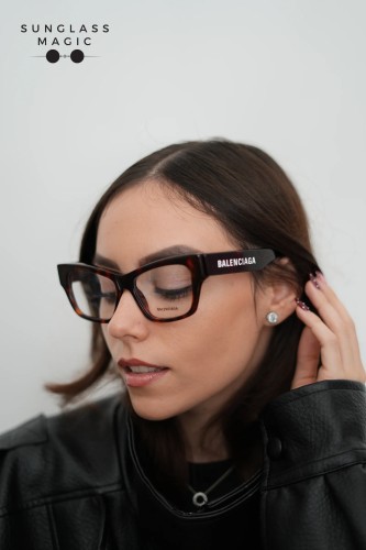 Balenciaga BB0378O - 002 - 54 Brillenfassungen Eckig