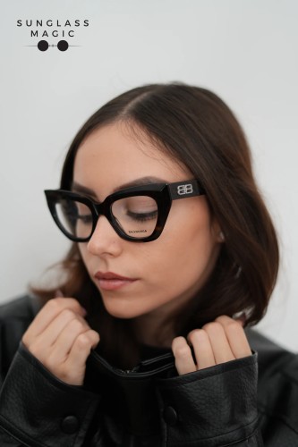 Balenciaga BB0238O - 002 - 50 Brillenfassungen Cat Eye