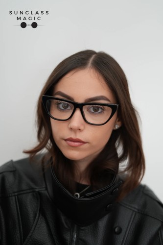 Stella McCartney SC0191O - 005 - 55 Brillenfassungen Schwarz Cat Eye