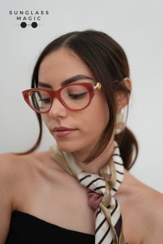 Fendi FE50099I - 069 - 53 Brillenfassungen Rosa Cat Eye