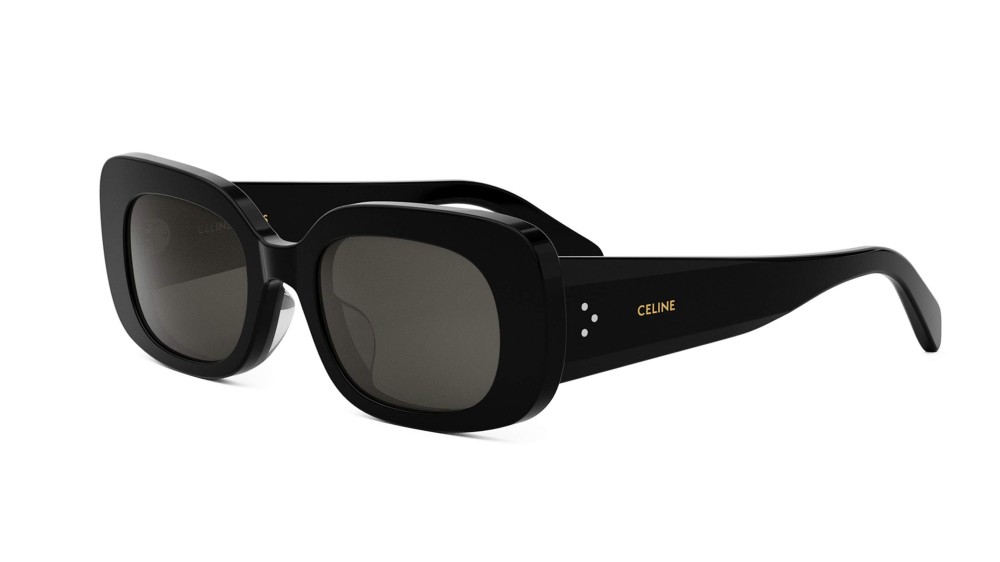 Celine CL40287U - 01A - 51 Sonnenbrillen Schwarz Eckig