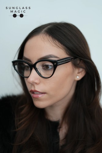 Philipp Plein VPP052 CATEYES - 0700 - 54 Brillenfassungen Schwarz Cat Eye