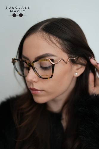 Roberto Cavalli VRC020M - AGGY - 55 Brillenfassungen Havanna Cat Eye