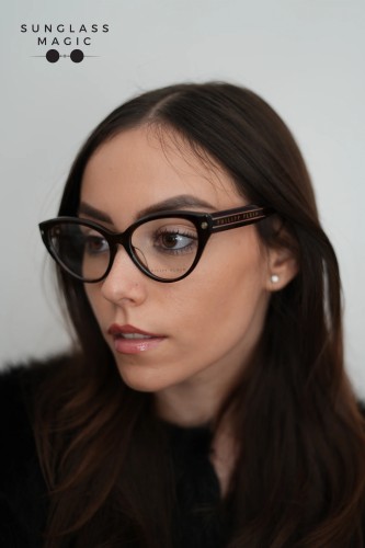 Philipp Plein VPP052 CATEYES - 0752 - 54 Brillenfassungen Havanna Cat Eye