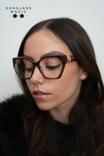 Philipp Plein VPP068S QUEEN - 03BQ - 57 Brillenfassungen Cat Eye