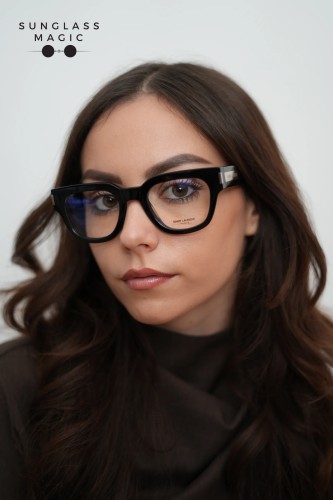 Saint Laurent SL661 - 001 - 50 Brillenfassungen Schwarz Eckig