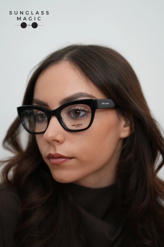 Saint Laurent SL643 - 001 - 52 Brillenfassungen Schwarz Cat Eye