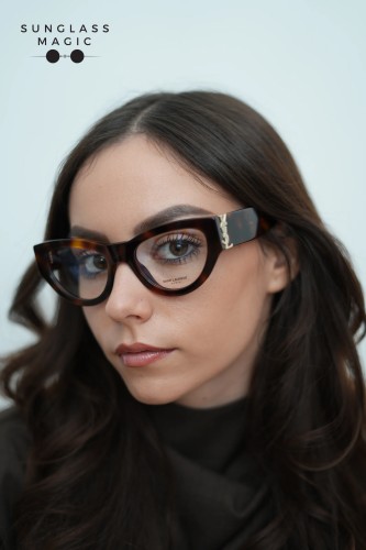 Saint Laurent SL M94 OPT - 002 - 53 Brillenfassungen Havanna Cat Eye