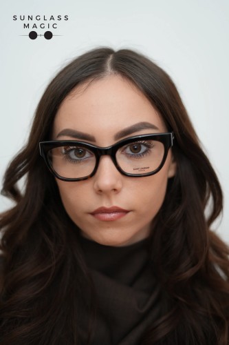 Saint Laurent SL643 - 002 - 52 Brillenfassungen Havanna Cat Eye