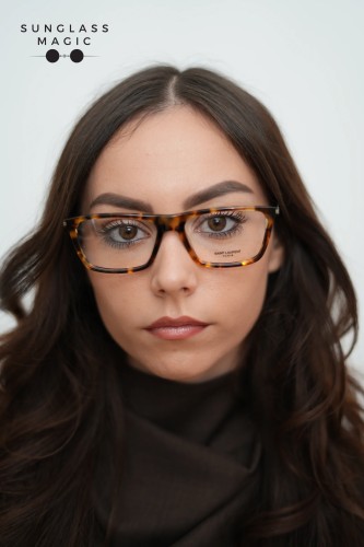 Saint Laurent SL344 - 004 - 54 Brillenfassungen Eckig