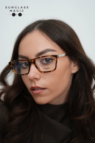 Saint Laurent SL344 - 004 - 54 Brillenfassungen Eckig
