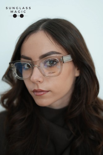 Saint Laurent SL698 - 004 - 50 Brillenfassungen Transparent Eckig