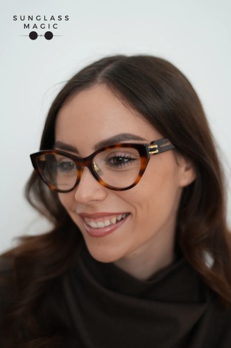 Bvlgari BV50045F B ZERO1 - 053 - 54 Brillenfassungen Havanna Cat Eye