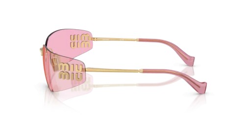 MIU MIU MU A51S - 5AK90Y - 75 Sonnenbrillen Gold Rechteck