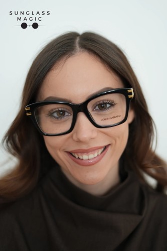 DOLCE & GABBANA DG3419 - ​501 - ​54 Brillenfassungen Schwarz Eckig