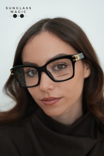 DOLCE & GABBANA DG3419 - ​501 - ​54 Brillenfassungen Schwarz Eckig