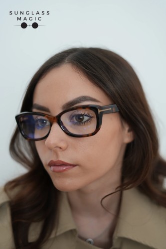 Tom Ford TF6046-B ECO - 052 - 55 - MIT BLAU-VIOLETTEM LICHTFILTER-GLÄSERN Brillenfassungen