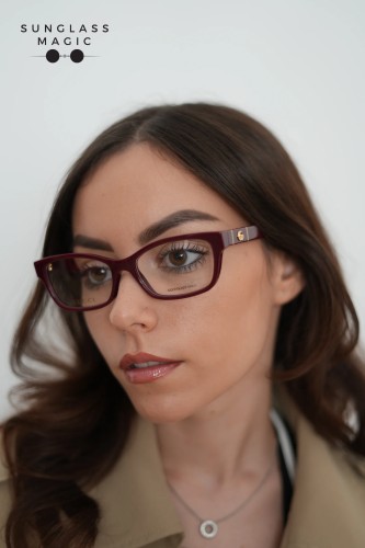 Gucci GG0635O - 003 - 51 Brillenfassungen Rot Eckig