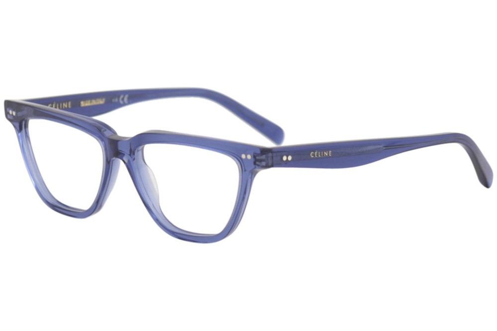 Celine CL50009I - 090 - 53 Brillenfassungen Blau Eckig