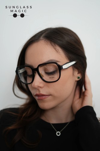 PRADA PR B07VD - ​16K1O1 - ​56 Brillenfassungen Eckig