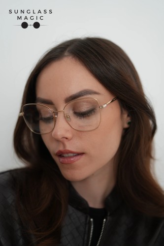 Jimmy Choo JC286/G - J5G - 55 Brillenfassungen Gold Cat Eye