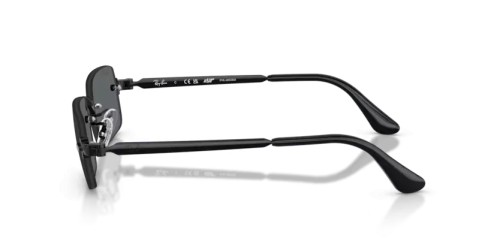 Ray-Ban RB3928 - 002/81 - 54 - MIT POLARISIERTEN GLÄSERN Sonnenbrillen Schwarz Rechteck