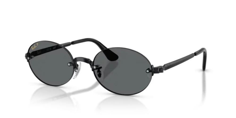 Ray-Ban RB3929 - 002/81 - 54 - MIT POLARISIERTEN GLÄSERN Sonnenbrillen Schwarz Oval