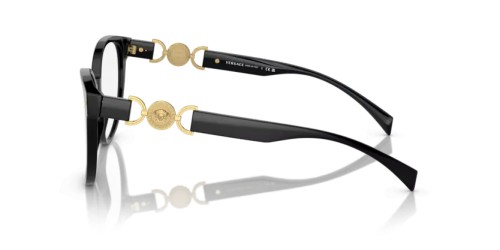 VERSACE VE3334 - GB1 - 53 Brillenfassungen Schwarz Cat Eye