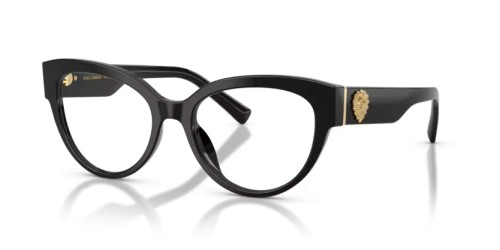 DOLCE & GABBANA DG3440 - 501 - 54 Brillenfassungen Schwarz Cat Eye