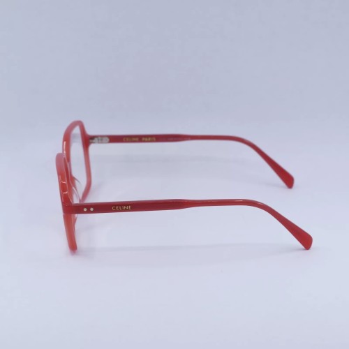 Celine CL50126I - 066 - 55 Brillenfassungen Rot Eckig