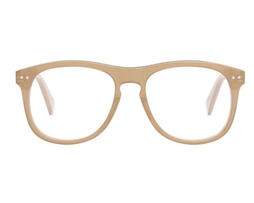 Celine CL50130I - 047 - 54 Brillenfassungen Beige Kissenform (Abgerundet)