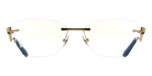 Cartier CT0120O - 001 - 57 Brillenfassungen Gold Cat Eye