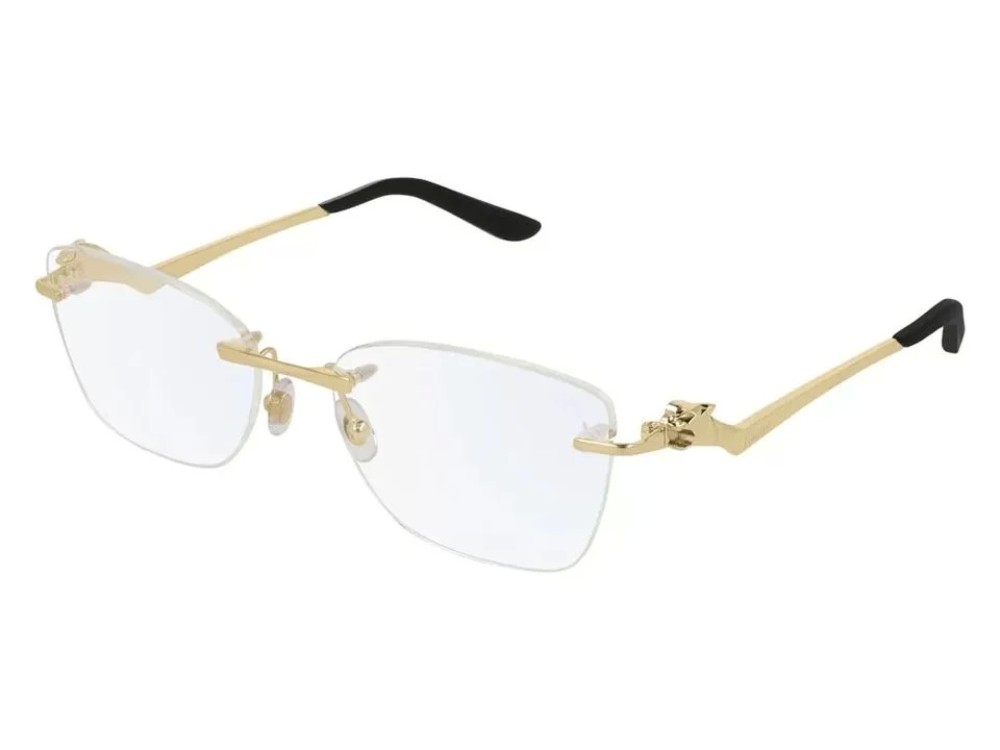 Cartier CT0120OA - 001 - 54 Brillenfassungen Gold Eckig