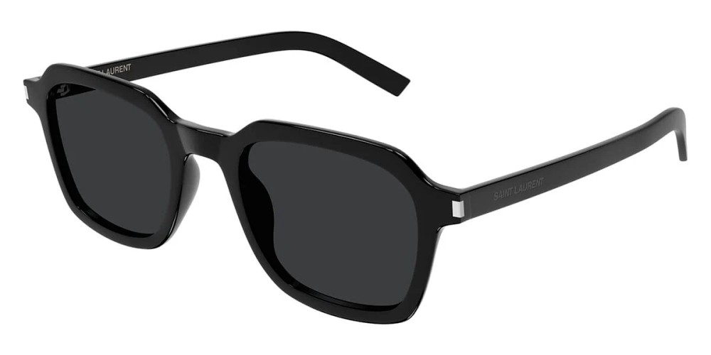 Saint Laurent SL 715 SLIM - 001 - 49 Sonnenbrillen Schwarz Geometrisch / Eckig