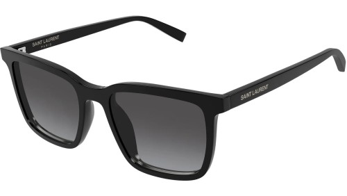 Saint Laurent SL 500 - 006 - 54 Sonnenbrillen Schwarz Rechteck