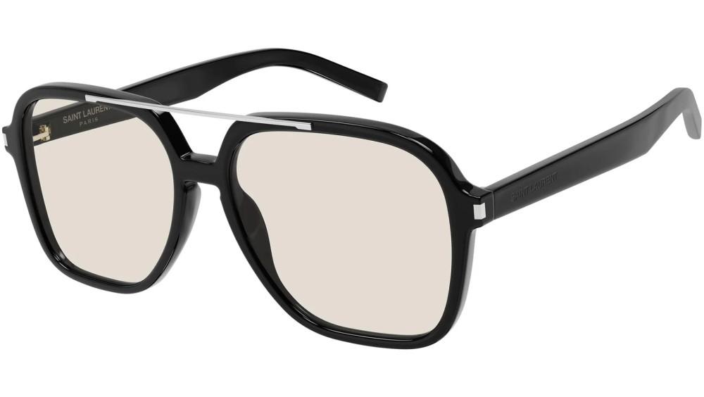 Saint Laurent SL 545 - 001 - 58 Sonnenbrillen Schwarz Pilot