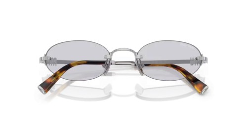MIU MIU MU A54S - 1BC3F2 - 51 Sonnenbrillen Silber Oval