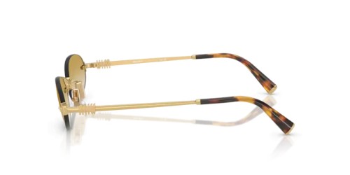 MIU MIU MU A54S - 5AK21D - 51 Sonnenbrillen Gold Oval