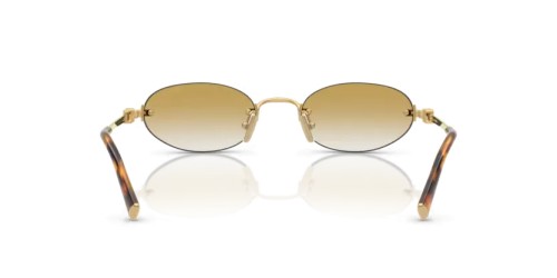 MIU MIU MU A54S - 5AK21D - 51 Sonnenbrillen Gold Oval