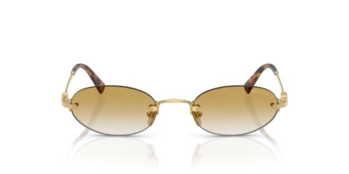 MIU MIU MU A54S - 5AK21D - 51 Sonnenbrillen Gold Oval