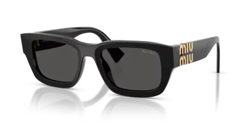 MIU MIU MU C04S - 16K08Z - 53 Sonnenbrillen Schwarz Eckig