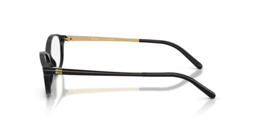 MIU MIU MU 05ZV - 16K1O1 - 56 Brillenfassungen Schwarz Oval