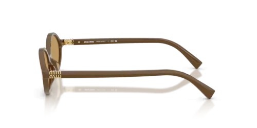 MIU MIU MU 04ZS - 29Q10Y - 50 Sonnenbrillen Braun Oval