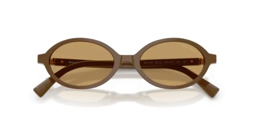 MIU MIU MU 04ZS - 29Q10Y - 50 Sonnenbrillen Braun Oval